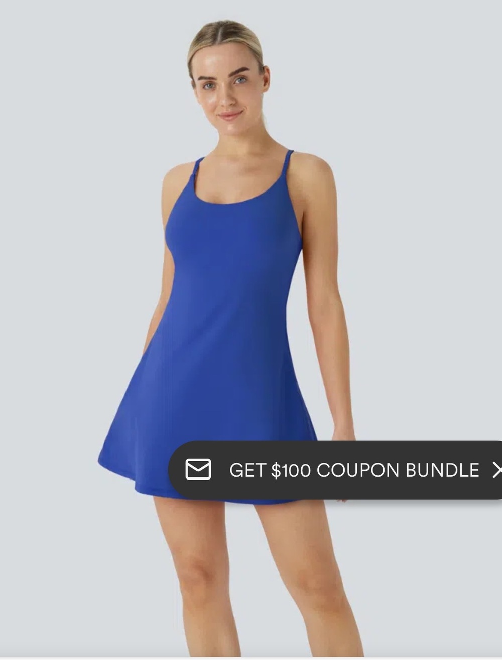 HALARA Royal Blue Athletic Dress